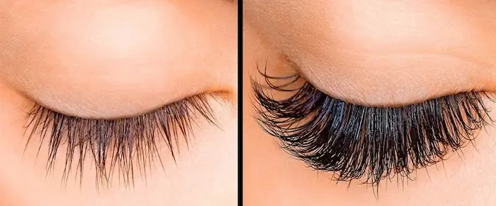 پرپشت شدن مژه های یک خانم و معرفی بهترین روغن تقویتی مژه و ابرو 34543542