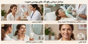 مراحل از بین بردن لکه های صورت 4564120