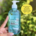 ژل شستشو تنگ کننده منافذ مخصوص تمام پوست ها گارنیر حاوی آلوورا و هیالورونیک اسید ۲۰۰ میل