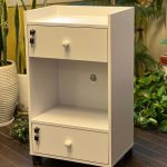 ترالي MDF دو طبقه دو کشو