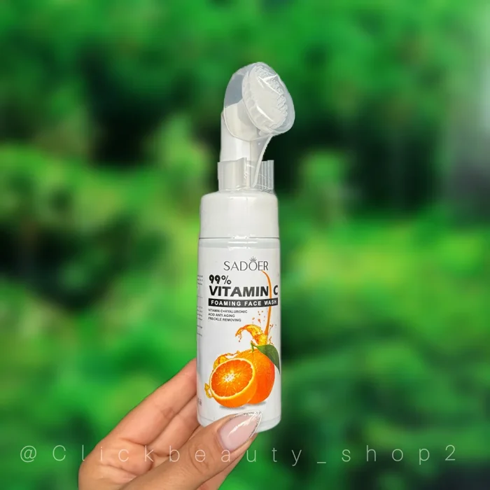 فوم شستشو صورت برس‌دار سادور