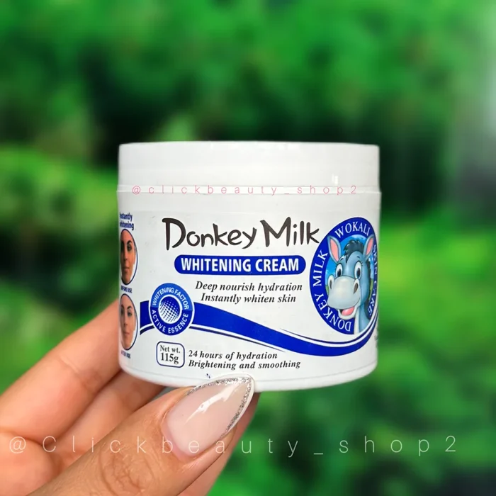 کرم سفید کننده و آبرسان پوست صورت شیر الاغ