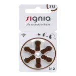 باتری سمعک زیمنس شماره 312 بسته 6 عددی 37463823