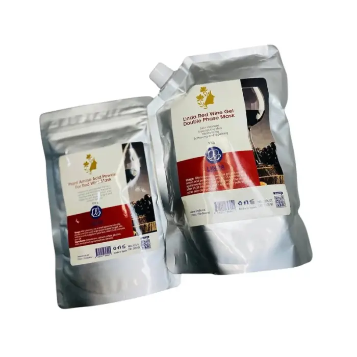 ️ماسک دوفاز شراب قرمز لیندا 1000 گرم 5554554