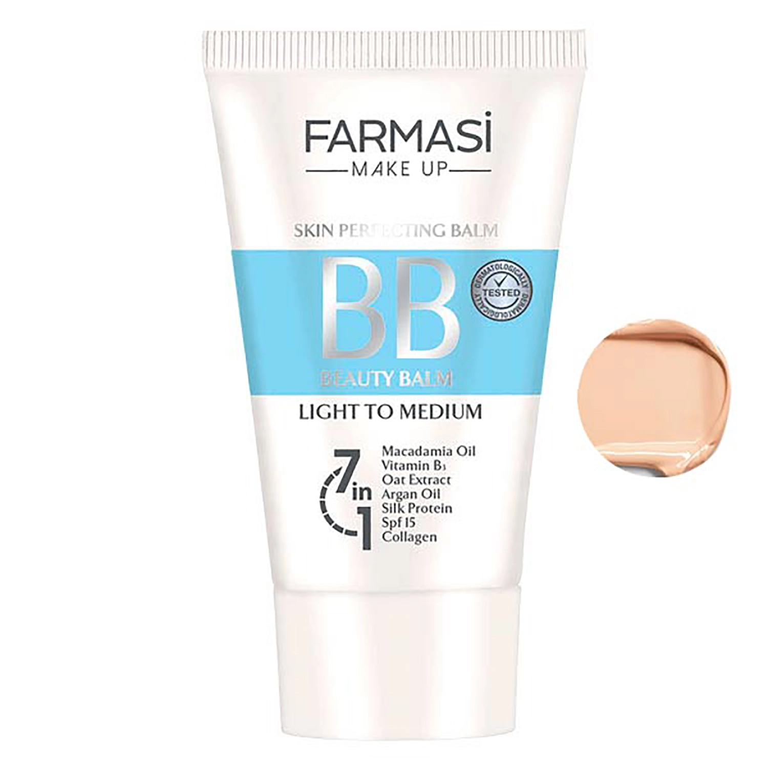 بی بی کرم فارماسی شماره 02 حجم 50 میلی لیتر- FARMASI BB CREAM NO:02 MEDIUM 6565