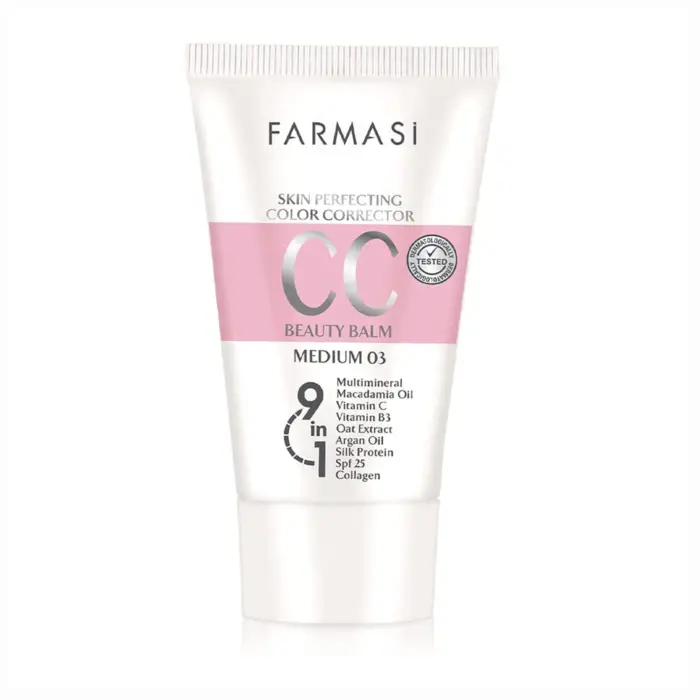 سی سی کرم شماره 03 فارماسی 50 میل- FARMASI MAKE UP CC CREAM 03 MEDIUM 655656