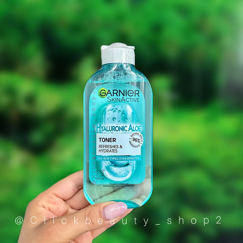 تونر هیالورونیک اسید و آلوئه ورا گارنیر