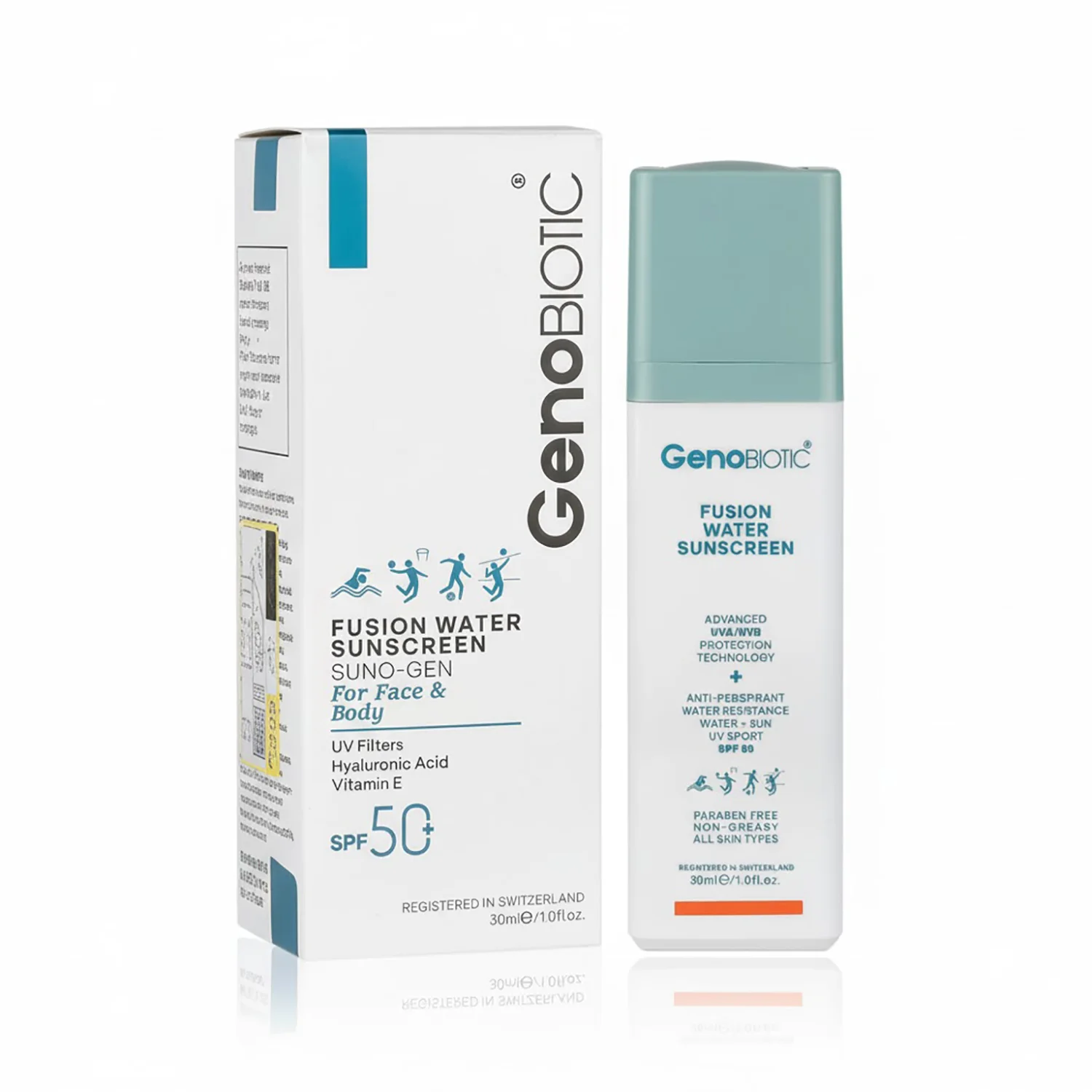 کرم ضد آفتاب فیوژن واتر ژنو بایوتیک 30 میل 654685120