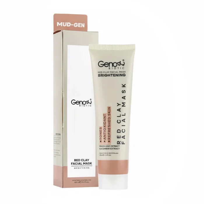 ماسک خاک رس قرمز ژنو بایوتیک 100 میلی‌ لیتر 84865120