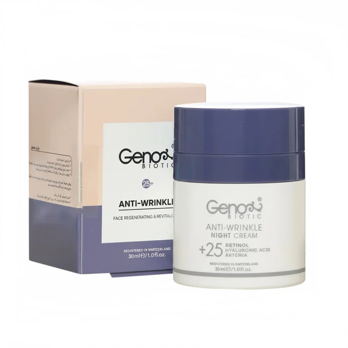 کرم ضد چروک شب +25 ژنو بایوتیک 30 میل 783245254