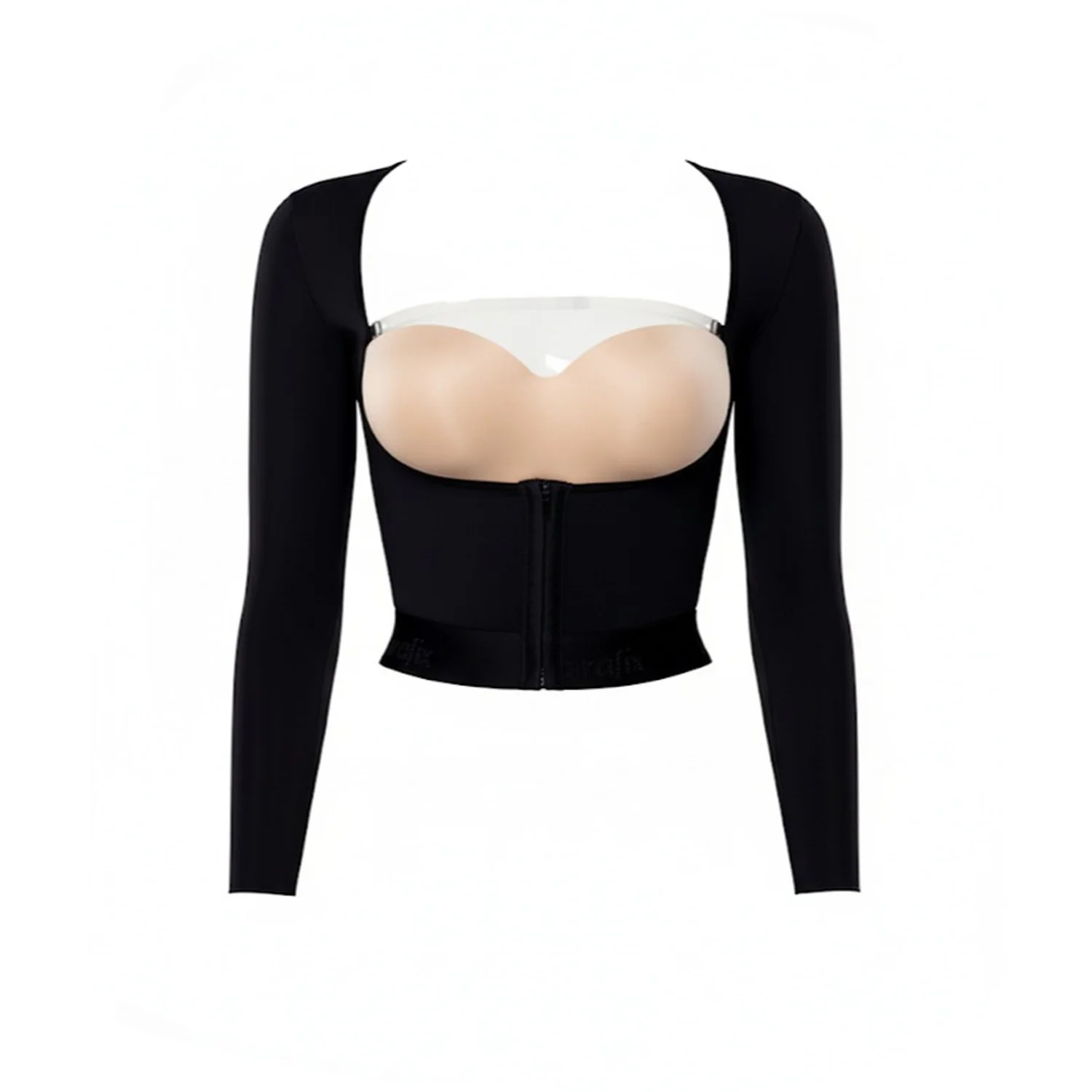 گن زنانه آستین‌ دار نیم‌ تنه تا بالای ناف لاسکو 6465413512