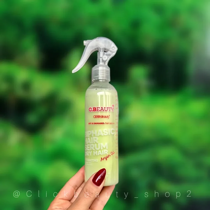 سرم دو فاز موهای خشک و آسیب دیده سی بیوتی