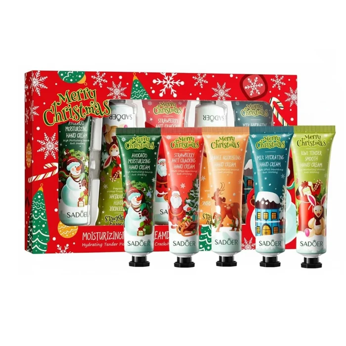 پک 5 عددی کرم دست سادور مدل Merry Christmas 586465132