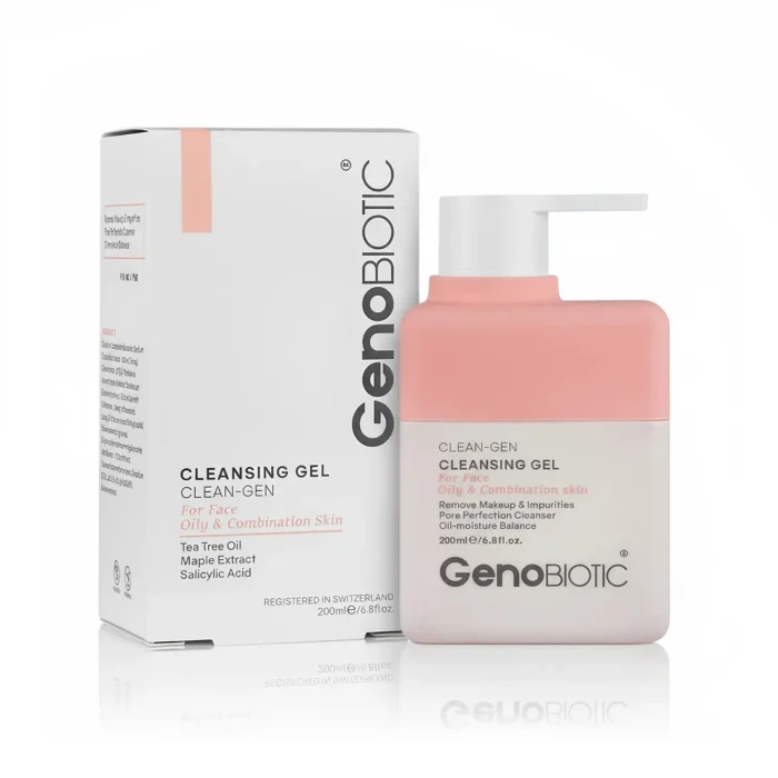 ژل شست‌ و شوی صورت پوست خشک ژنو بایوتیک 200 میل 64685415320