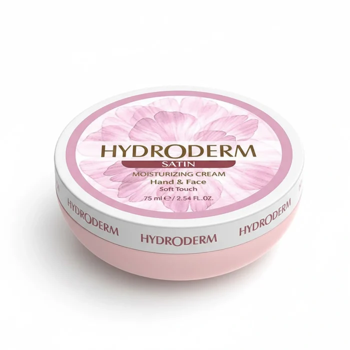 کرم مرطوب‌ کننده کاسه‌ ای دست و صورت Satin هیدرودرم 654563412
