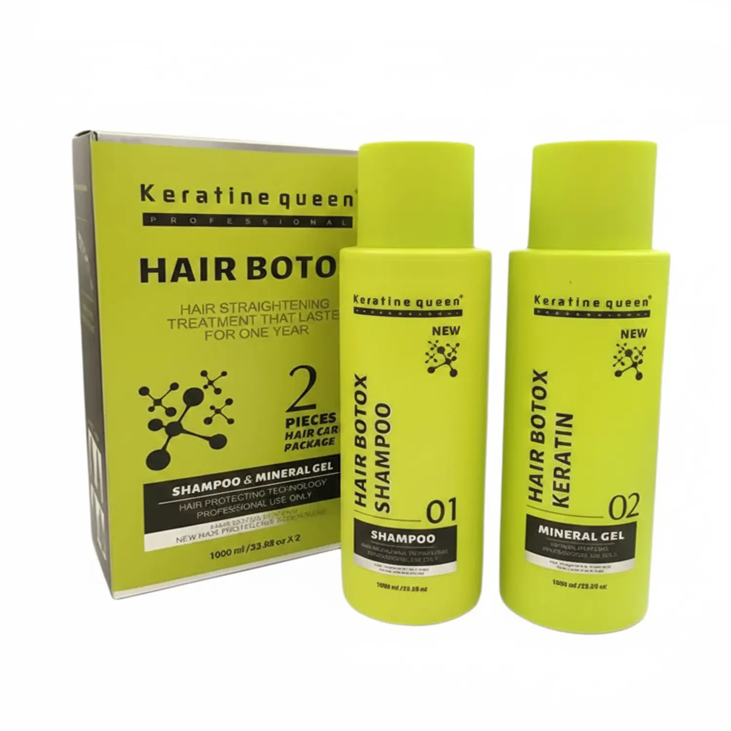 ست شامپو و نرم‌ کننده بوتاکس مو کراتینه کراتین کوئین 64556341