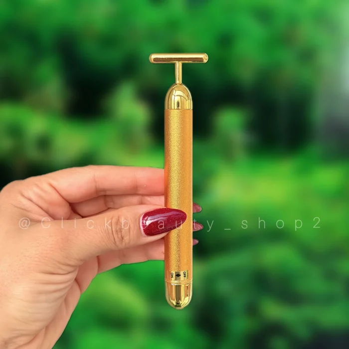 ماساژور قلمی ویبراتور تی شکل ضد پیری طلایی ویبراتا 646541