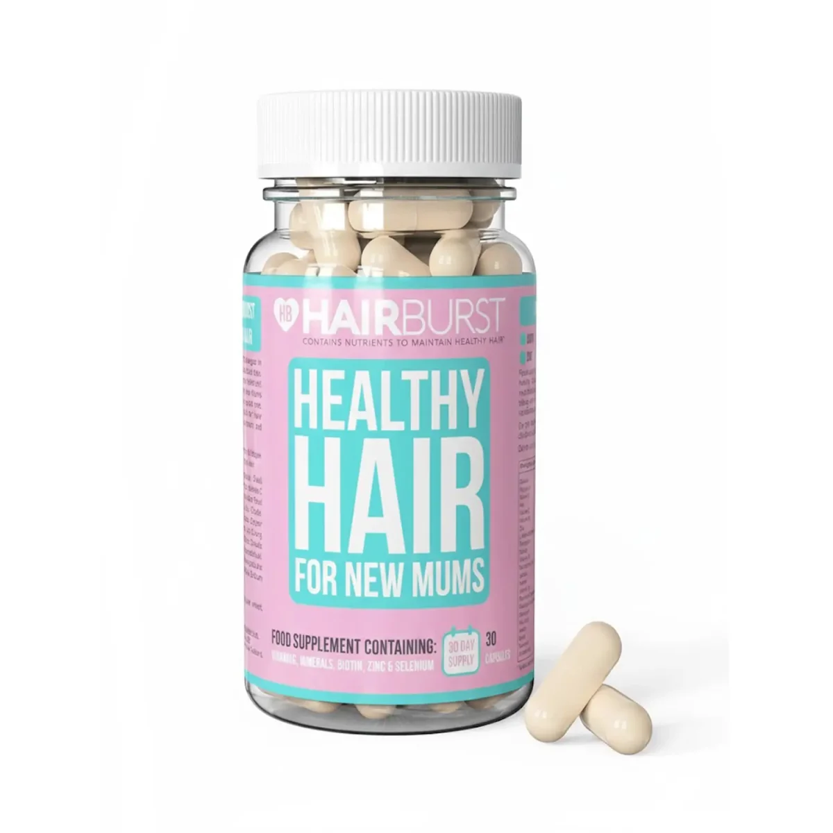 ویتامین_های مو Hairburst مخصوص مادران تازه_نفس 2 قرص مکمل تقویت مو مادران هیربرست 864564