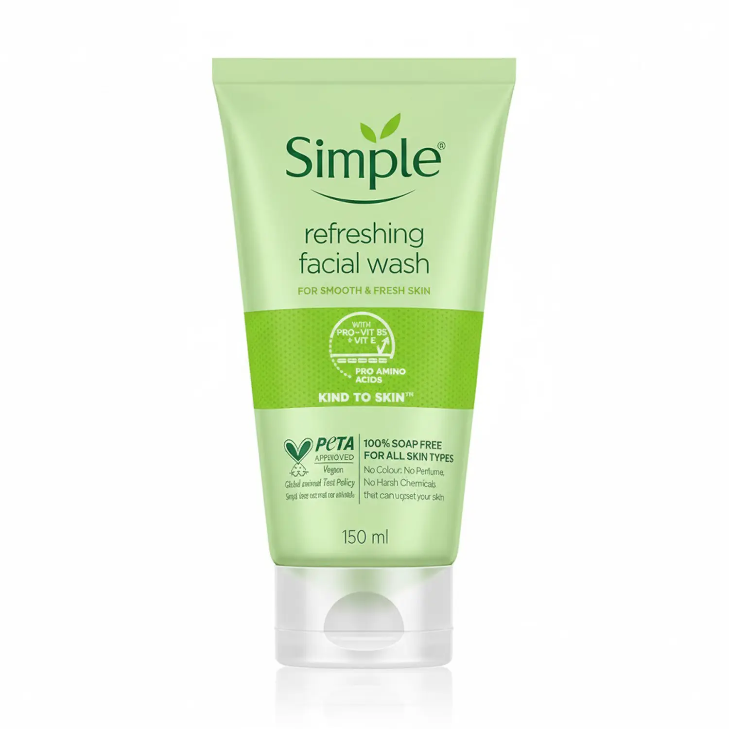 ژل شستشو صورت شاداب‌ کننده و طراوت‌ بخش سیمپل 674653120