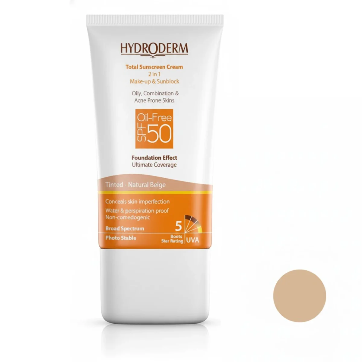 کرم ضد آفتاب کرم‌ پودری توتال هیدرودرم با SPF50 6845645