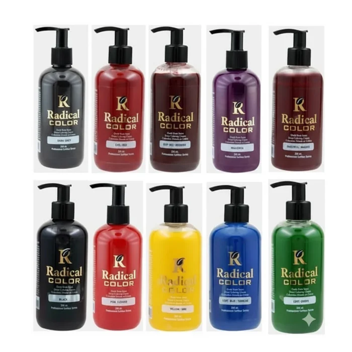 شامپو رنگ مو فانتزی رادیکال ژله‌ ای 864564312