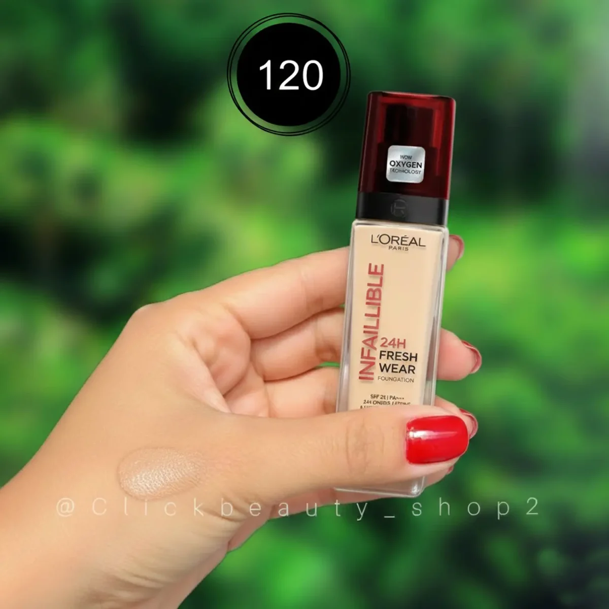 کرم پودر مایع SPF25 لورآل مدل اینفالیبل 32 ساعته 64556312