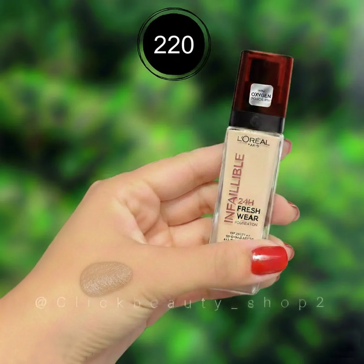 کرم پودر مایع SPF25 لورآل مدل اینفالیبل 32 ساعته6456312