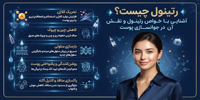 خواص رتینول برای پوست 541653413