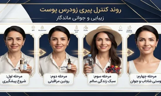 مراحل کنترل کردن پیری زودرس 5416541
