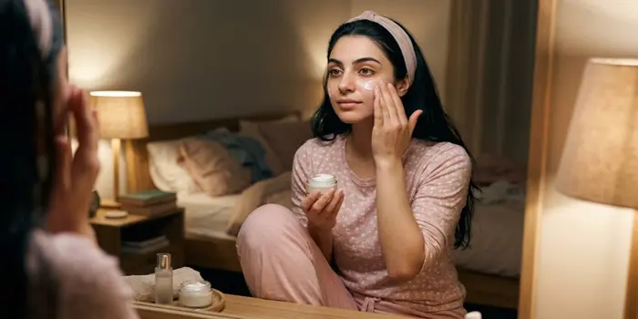 آبرسانی پوست حساس قبل از خواب 64653412